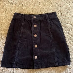 Billabong Button Up Corduroy Mini Skirt!
